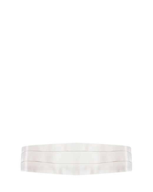 Tom Ford Natural Cummerbund Silk Belt for men