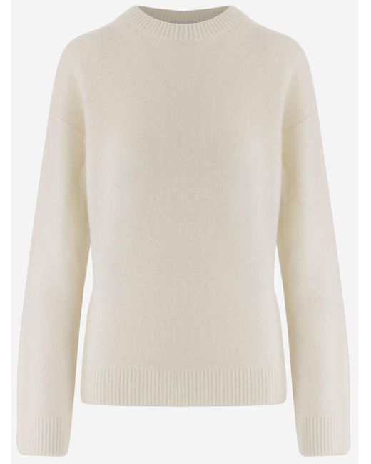 Vince White Cashmere Sweater