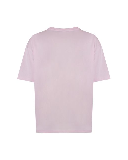 A.P.C. Pink Ana Cotton Crew-neck T-shirt