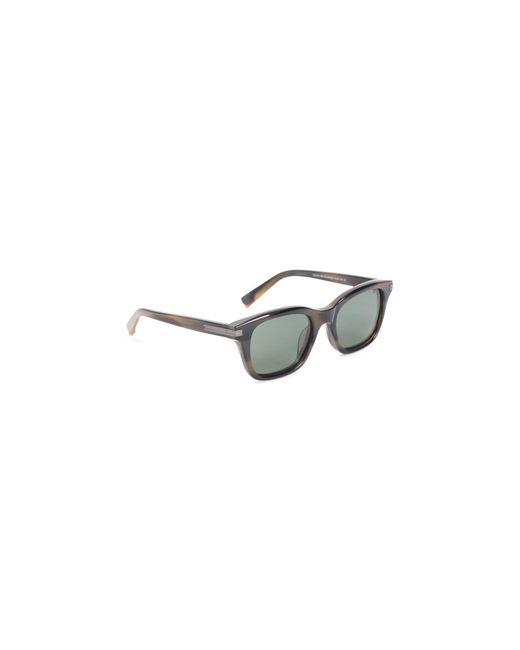 ZEGNA EYEWEAR White Acetate Sunglasses