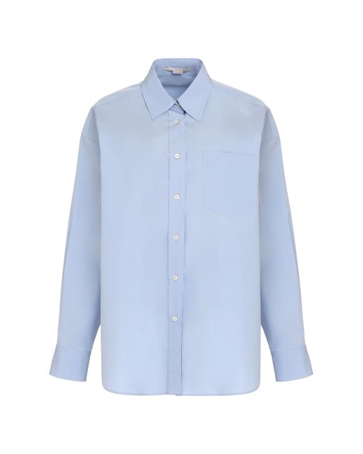 Stella McCartney Blue Cotton Shirt