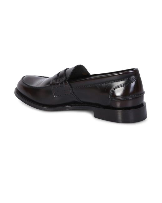 Church's Black Dark Leather Pembrey Loafer for men