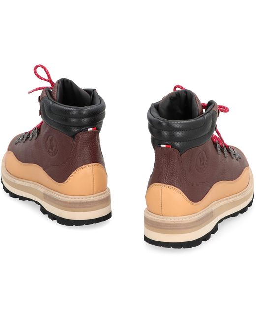 Moncler Pink Peka Hiking Boots for men