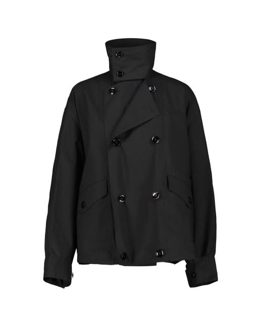 Lemaire Black Double Flap Light Blouson