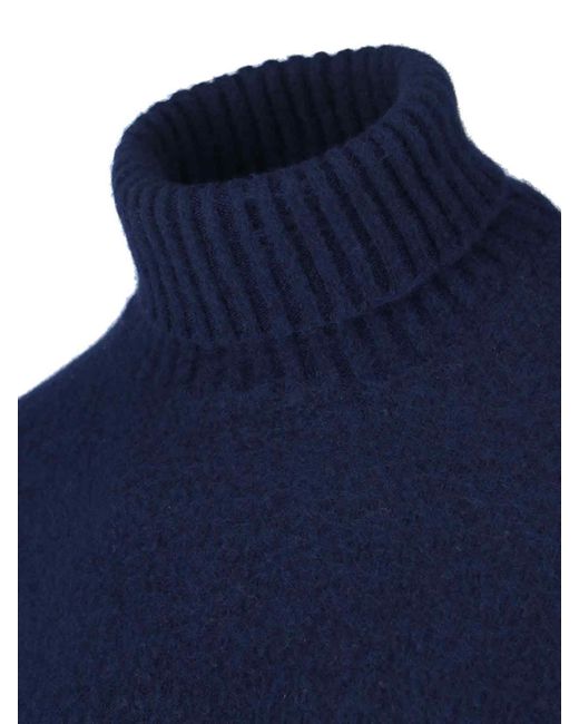 Drumohr Blue Sweaters Lambswool for men