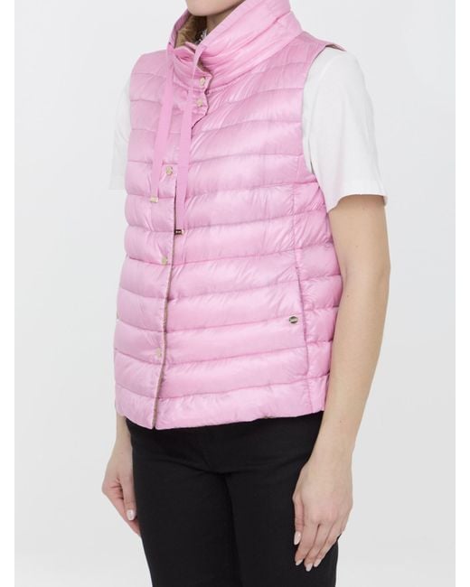 Herno Pink Reversible Vest