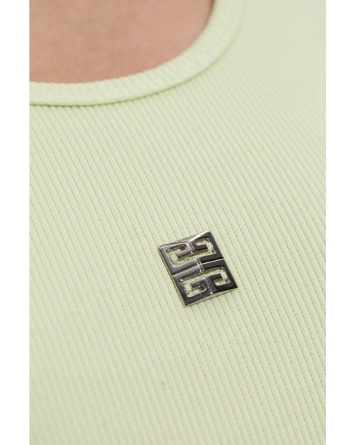 Givenchy White Ribbed Dress