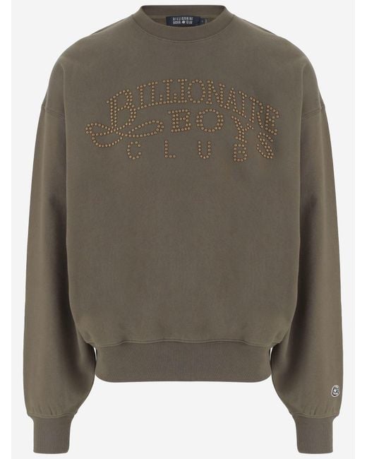 BBCICECREAM Gray Cotton Sweatshirt Sweatshirts for men
