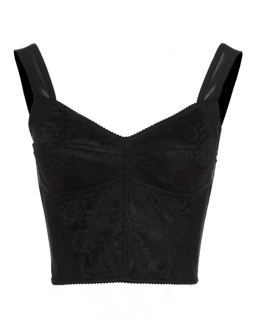 Dolce & Gabbana Black '90S’ Bustier