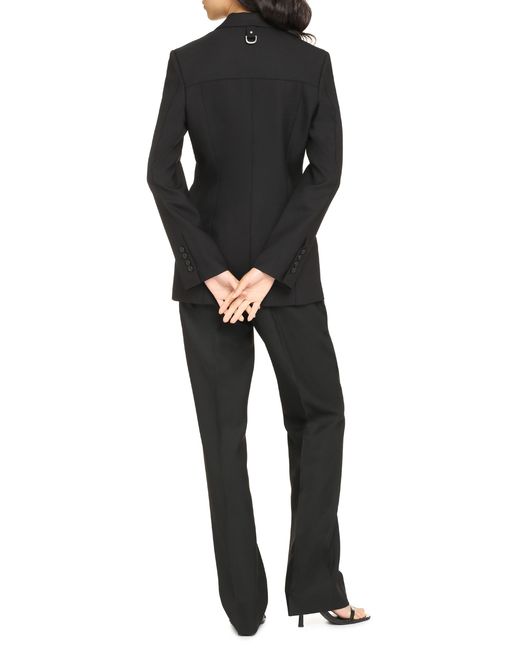 Off-White c/o Virgil Abloh Black Wool Blend Blazer Virgin Jacket