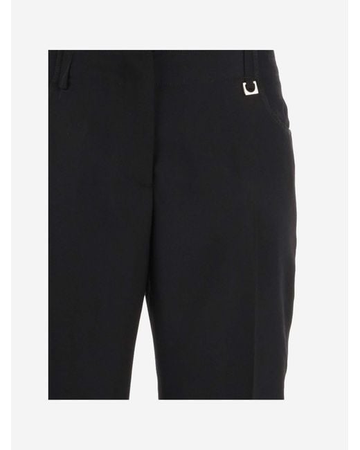 Jacquemus Black Trousers Le Pantalon Corto Cotton