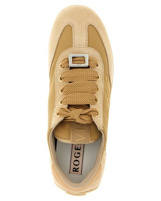 Roger Vivier Brown Logo Sneakers