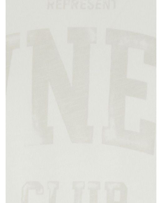 Represent White T-Shirt Cotton T-Shirts for men