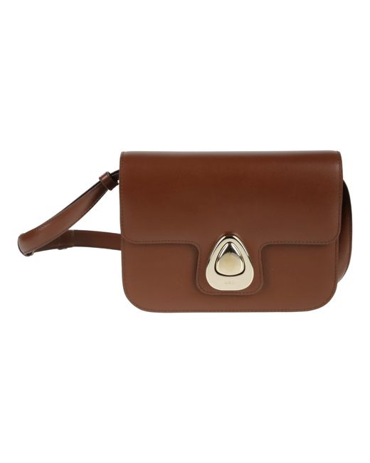 A.P.C. Sac Astra Small in Brown | Lyst UK