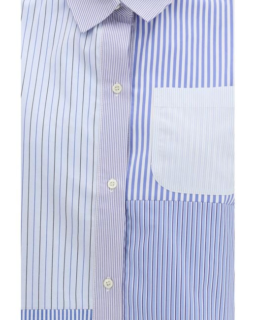 E.L.V. Denim Blue Emilie Shirt Cotton