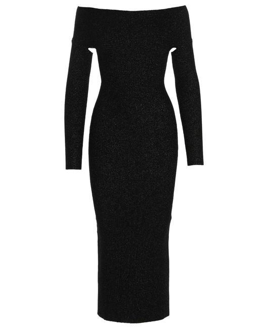 Khaite Black Marisole Long Dress