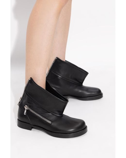 J.W. Anderson Black Jw Anderson Leather Ankle Boots