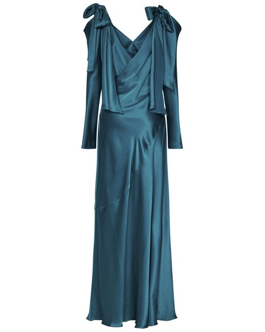 Alberta Ferretti Blue Dress