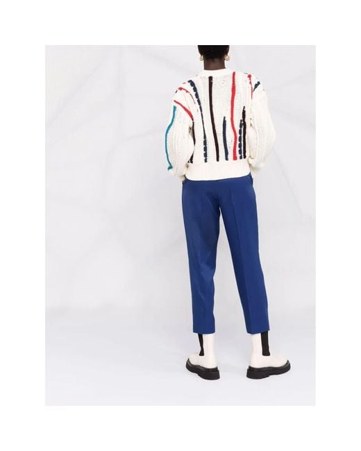 Ferragamo White Trousers