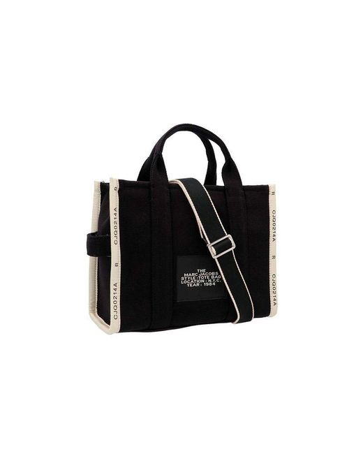Marc Jacobs Black Satchel Bag Cotton Tote-Bags