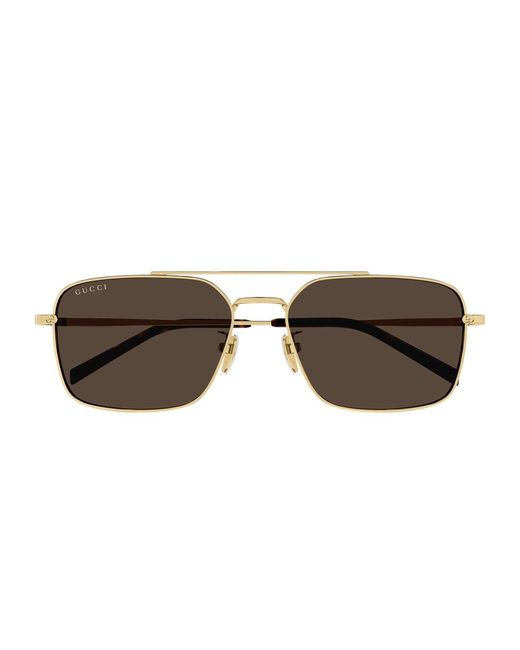 Gucci Brown Sunglasses for men