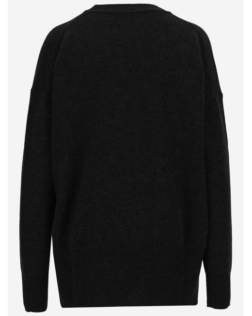 Jil Sander Black Cashmere Sweater