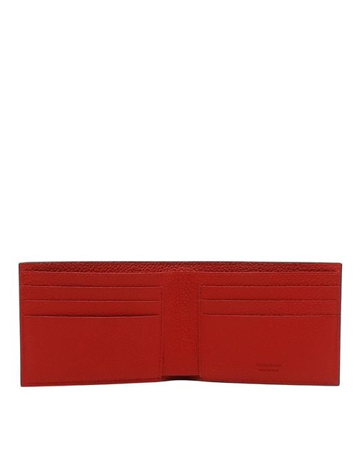 Ferragamo Red Wallets Coated Fabric for men
