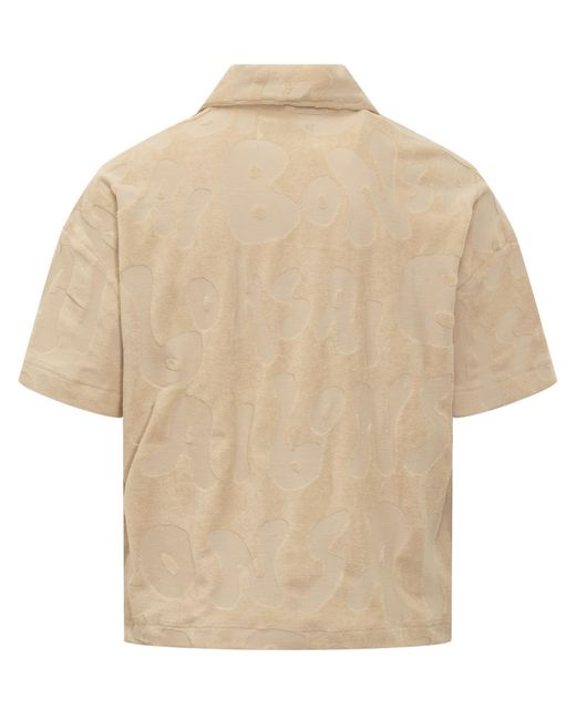Bonsai Natural Terry Cloth Polo for men