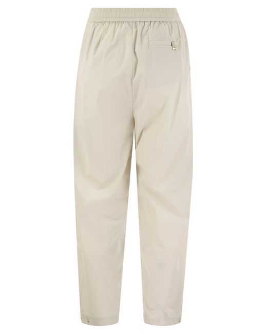 Herno Natural Light Stretch Nylon Trousers