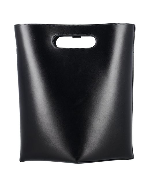 Alaïa Black Folded Tote Bag