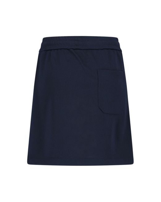 Golden Goose Deluxe Brand Blue Star Mini Skirt