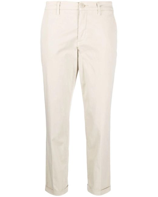 Fay Natural Light Cotton Trousers