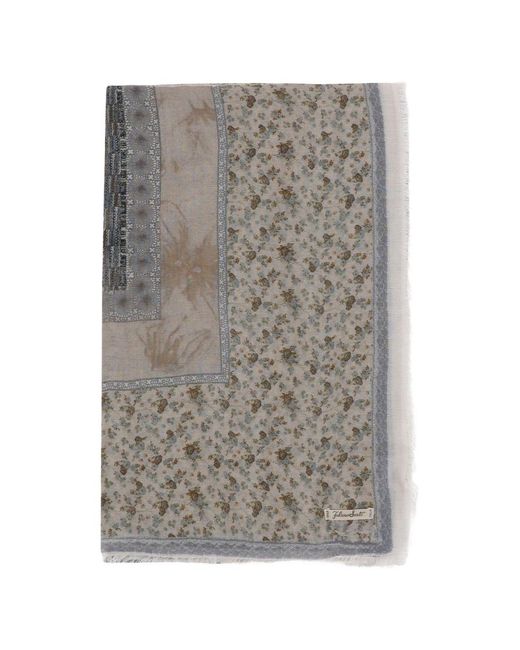 Faliero Sarti Gray Scarfs Viscose