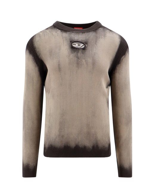 DIESEL Gray K-Darin Sweater for men