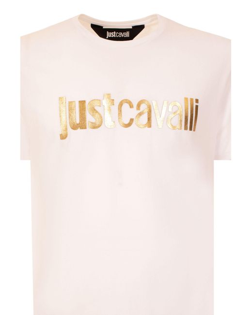 Just Cavalli Pink T-shirt for men