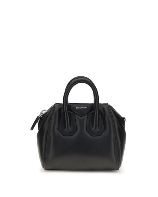 Givenchy Black Antigona Bomber Mini Handbag Lamb Ovis Aries Handbags