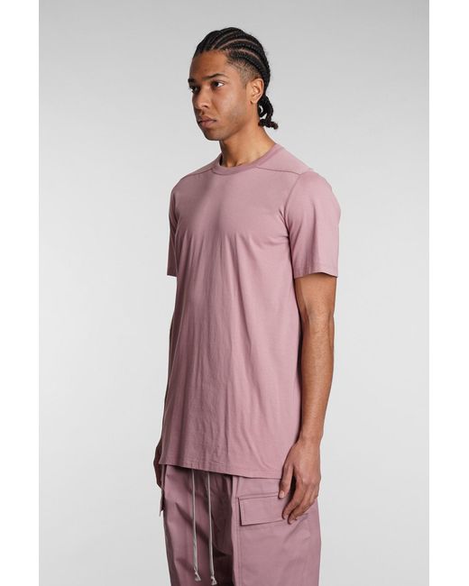 Rick Owens Pink Level T T-Shirt for men