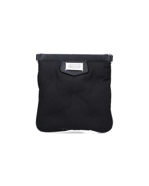 Maison Margiela Black Glam Slam Crossbody Bag for men