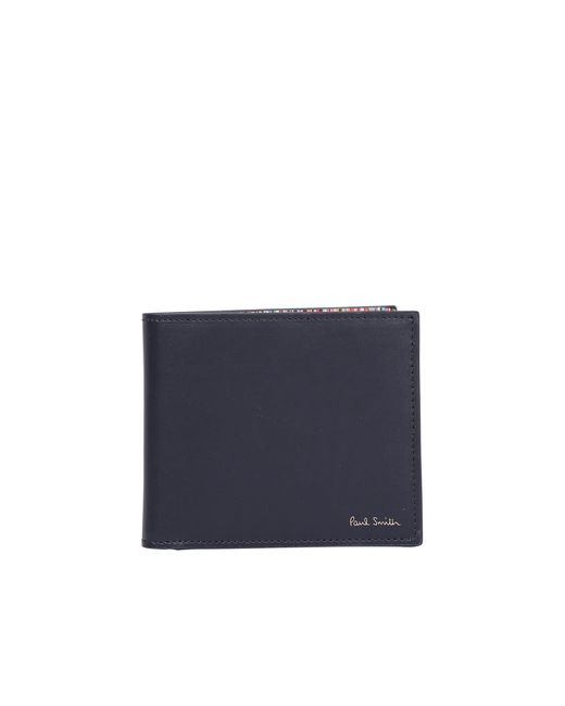 Paul Smith Blue Leather Wallet for men