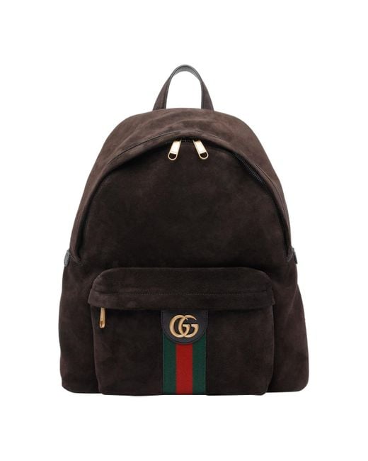 Gucci Black Medium Ophidia Backpack for men