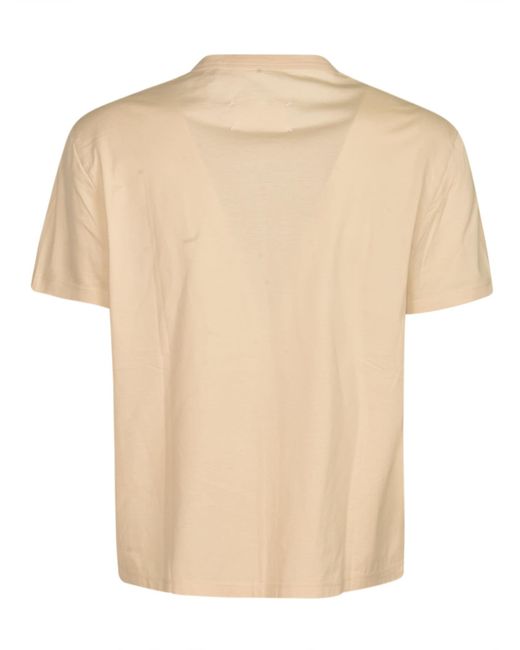 Maison Margiela White Round Neck T-shirt for men