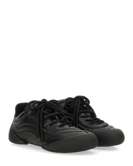 McQueen Black Flexion Sneakers Mutton Trainers for men