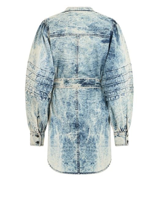 Isabel Marant Blue Midi Dress Cotton