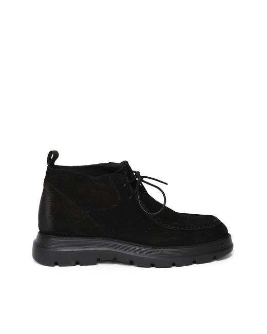 Giuliano Galiano Black Boots Suede for men