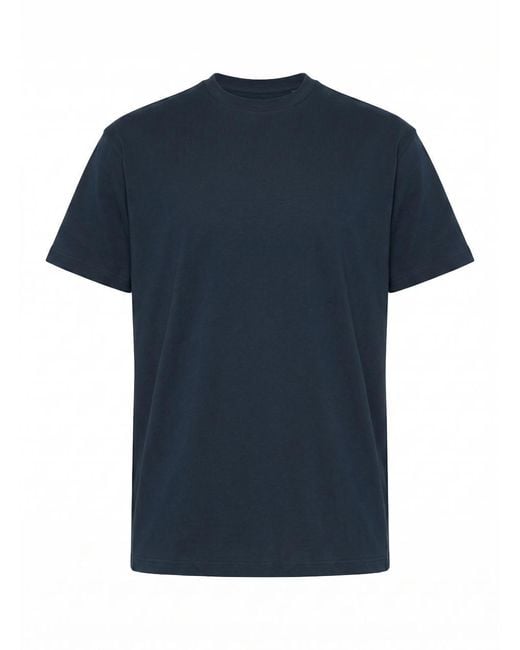 Low Brand Blue Basic Regular Fit T-Shirt for men