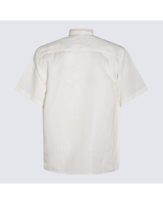 DIESEL White Linen Shirt for men