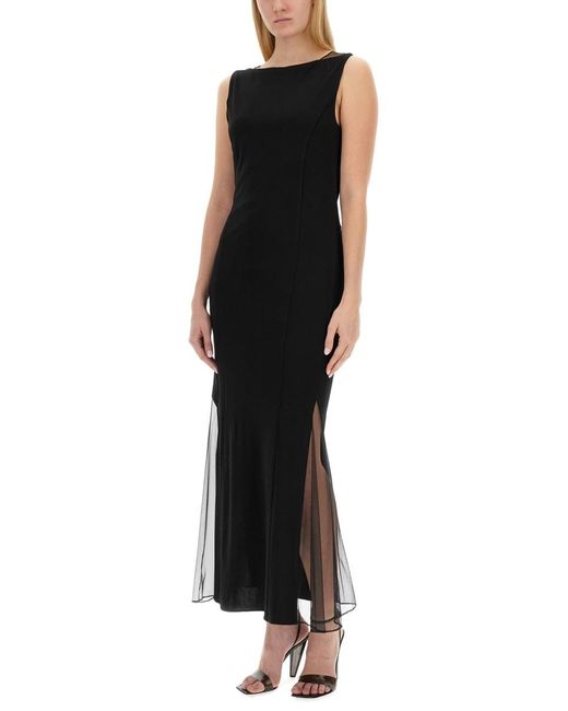 Helmut Lang Black Long Dress