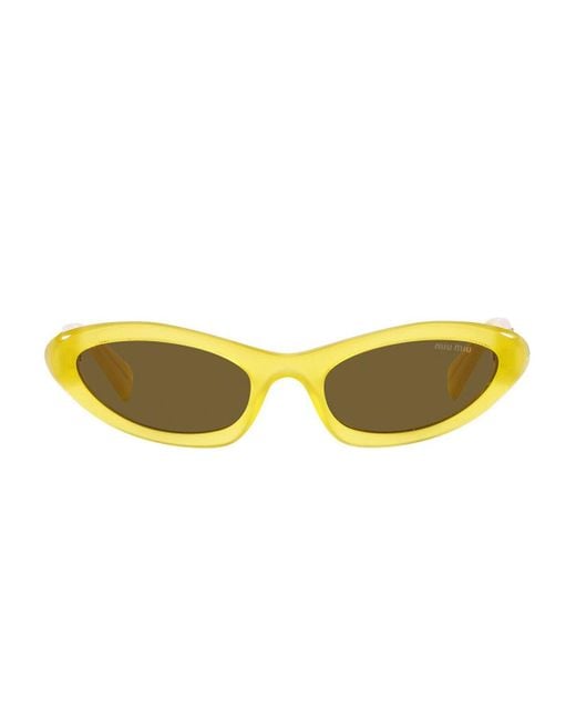 Miu Miu Yellow Sunglasses