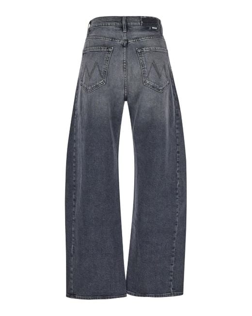 Mother Blue The Half-Pipe Flood Jeans