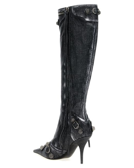 Balenciaga Black Cagole Boots, Ankle Boots